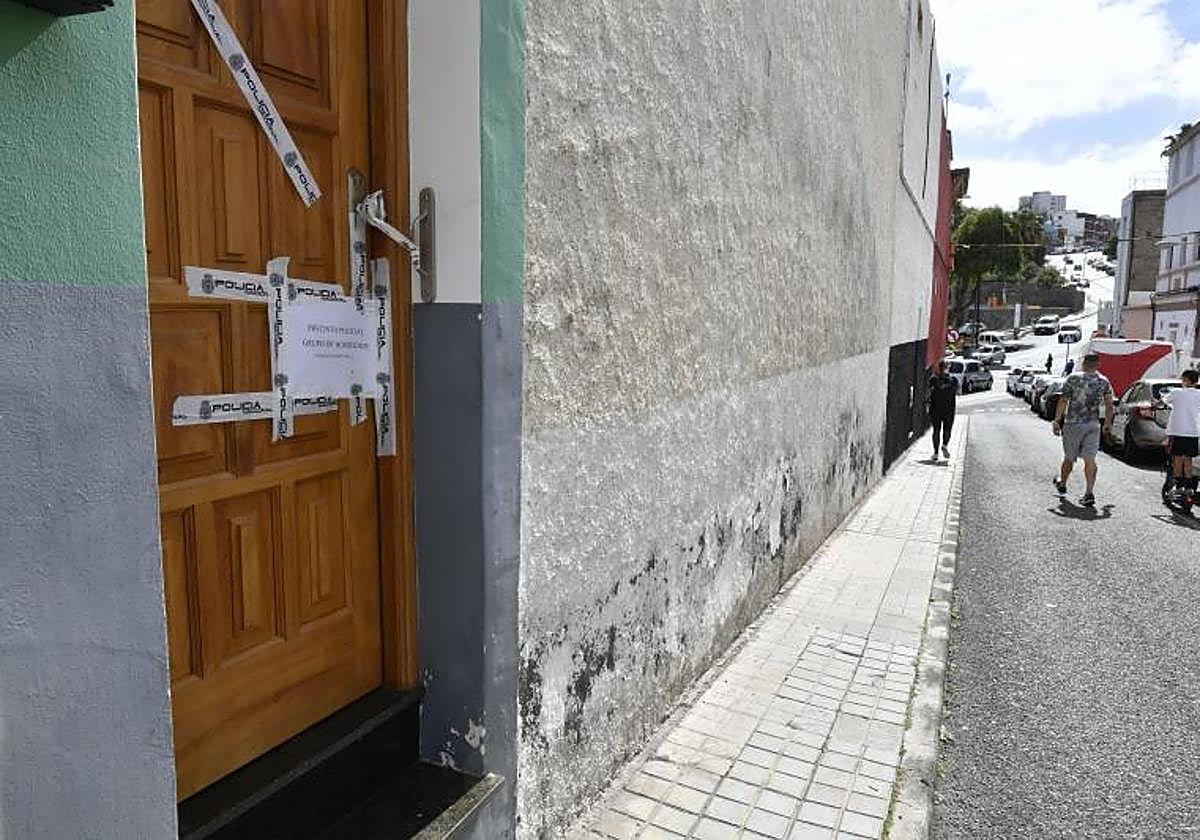 La casa donde ocurrió el crimen.