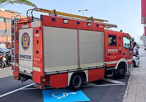 Imagen de archivo de uno de los camiones que fue sometido a revisión.