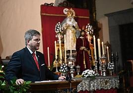 Imagen del pregón en la Iglesia de Santo Domingo de Guzmán.