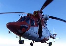 Foto de archivo de un helicóptero del GES.
