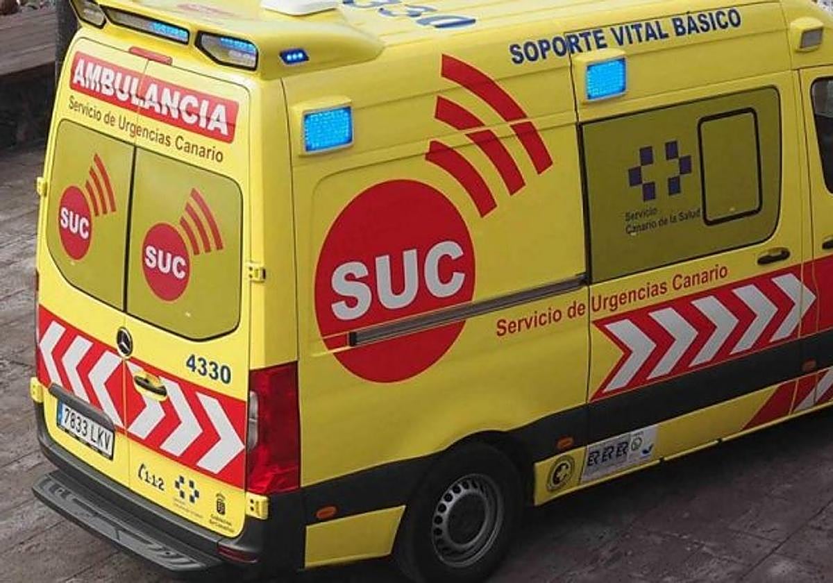 Una ambulancia del SUC.