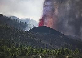 Imagen de la erupción de Cumbre Vieja, en La Palma.