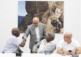 Antonio Morales presidió este martes la reunión del Consejo Insular de Solidaridad.