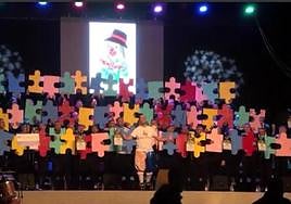 Un momento de la actuación de Los Legañosos en el concurso capitalino de murgas.