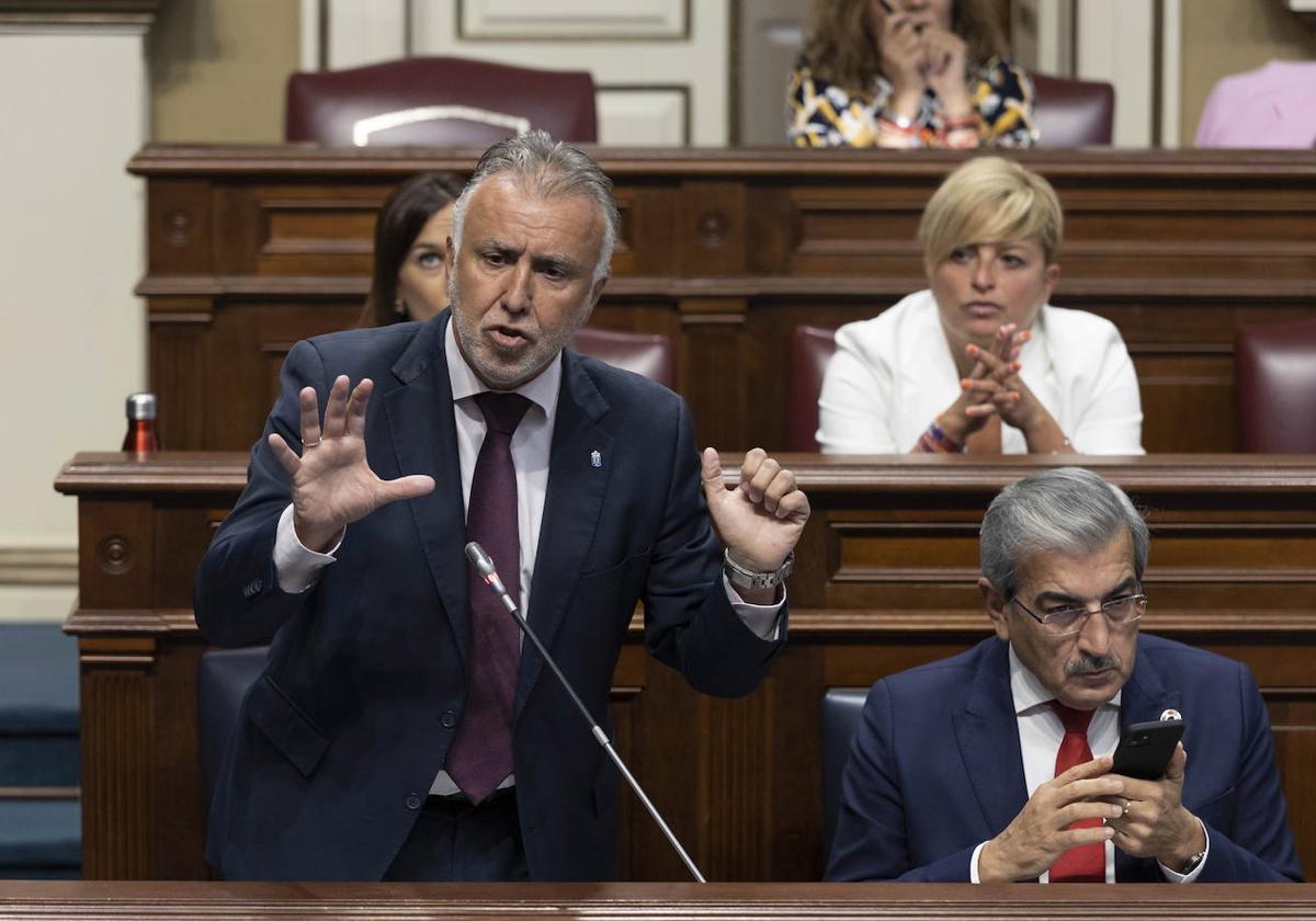 The last plenary session of the Canary Islands Parliament of the legislature continues