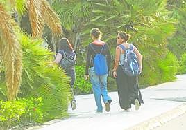 Imagen de archivo de alumnado en el campus de Tafira de la ULPGC.