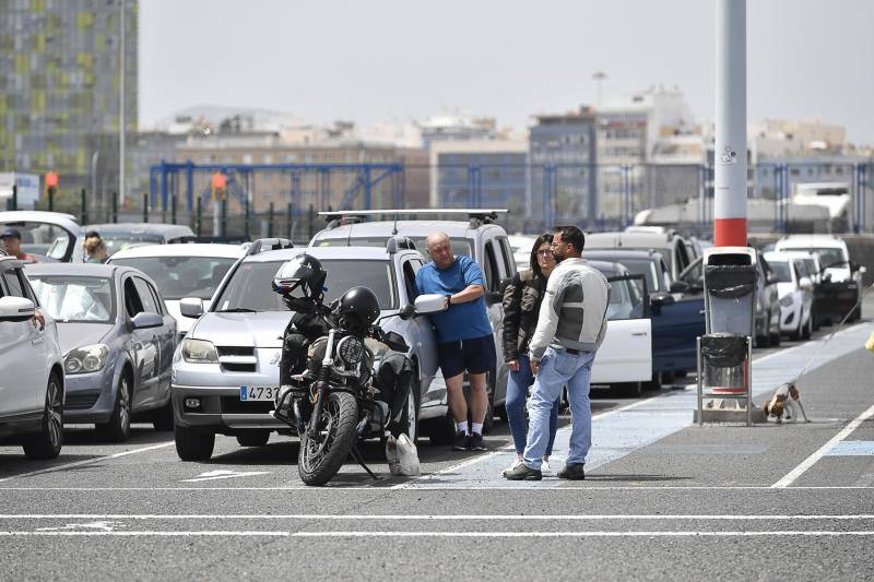 Los grancanarios zarpan a Fuerteventura para Semana Santa