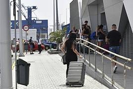 Los grancanarios zarpan a Fuerteventura para Semana Santa