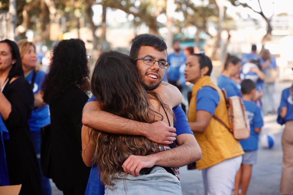 Marcha azul para concienciar sobre el autismo