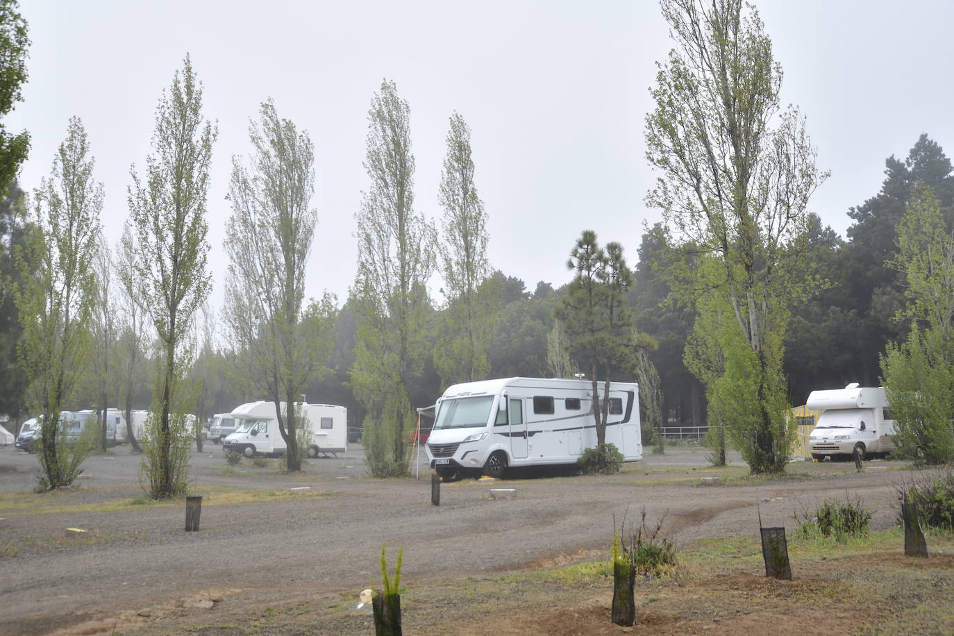 Las familias disfrutan de unas vacaciones diferentes acampando en la cumbre
