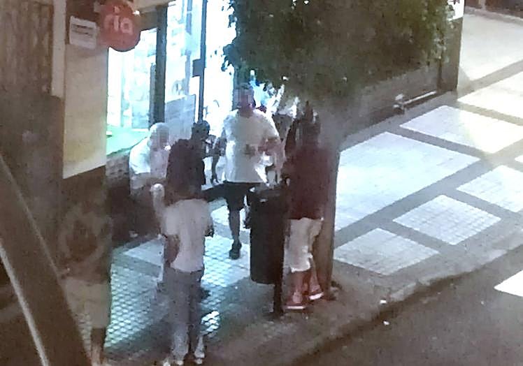 Imagen tomada por los vecinos.