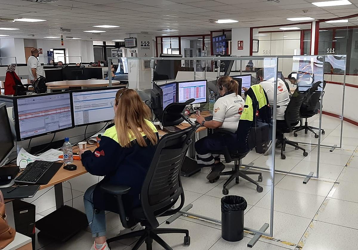 Centro de emergencias del Gobierno de Canarias 1-1-2.