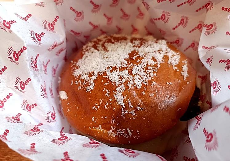 Hamburguesa pepperoni de Goxo.