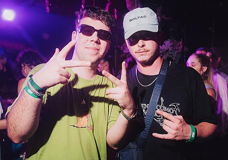 El artista grancanario Quevedo en la 'Bresh'.