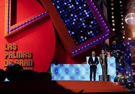 Un momento de la gala de la reina del carnaval.