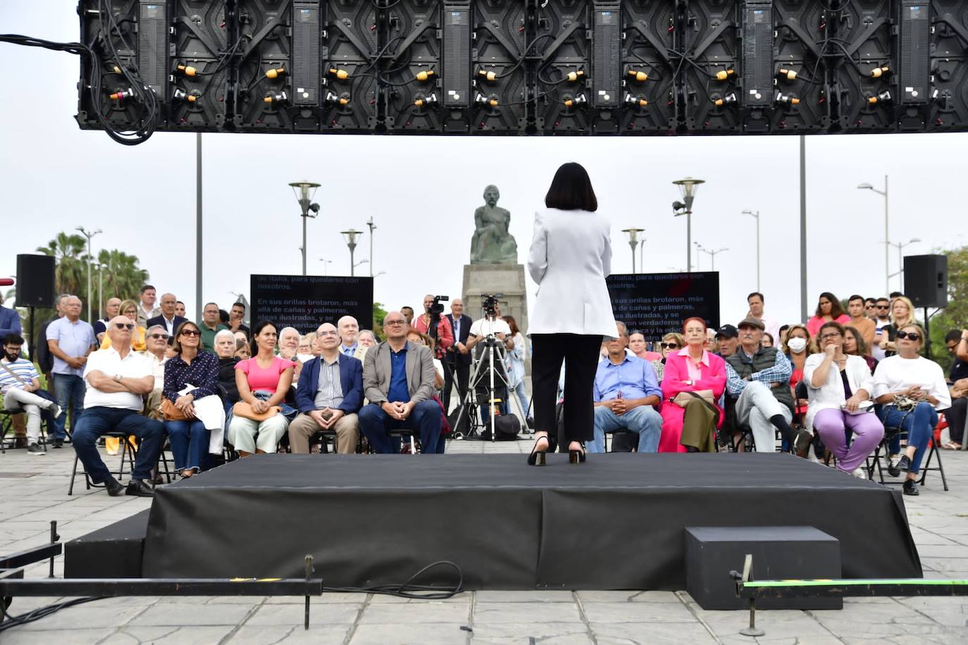 Carolina Darias lanza sus compromisos para la capital grancanaria