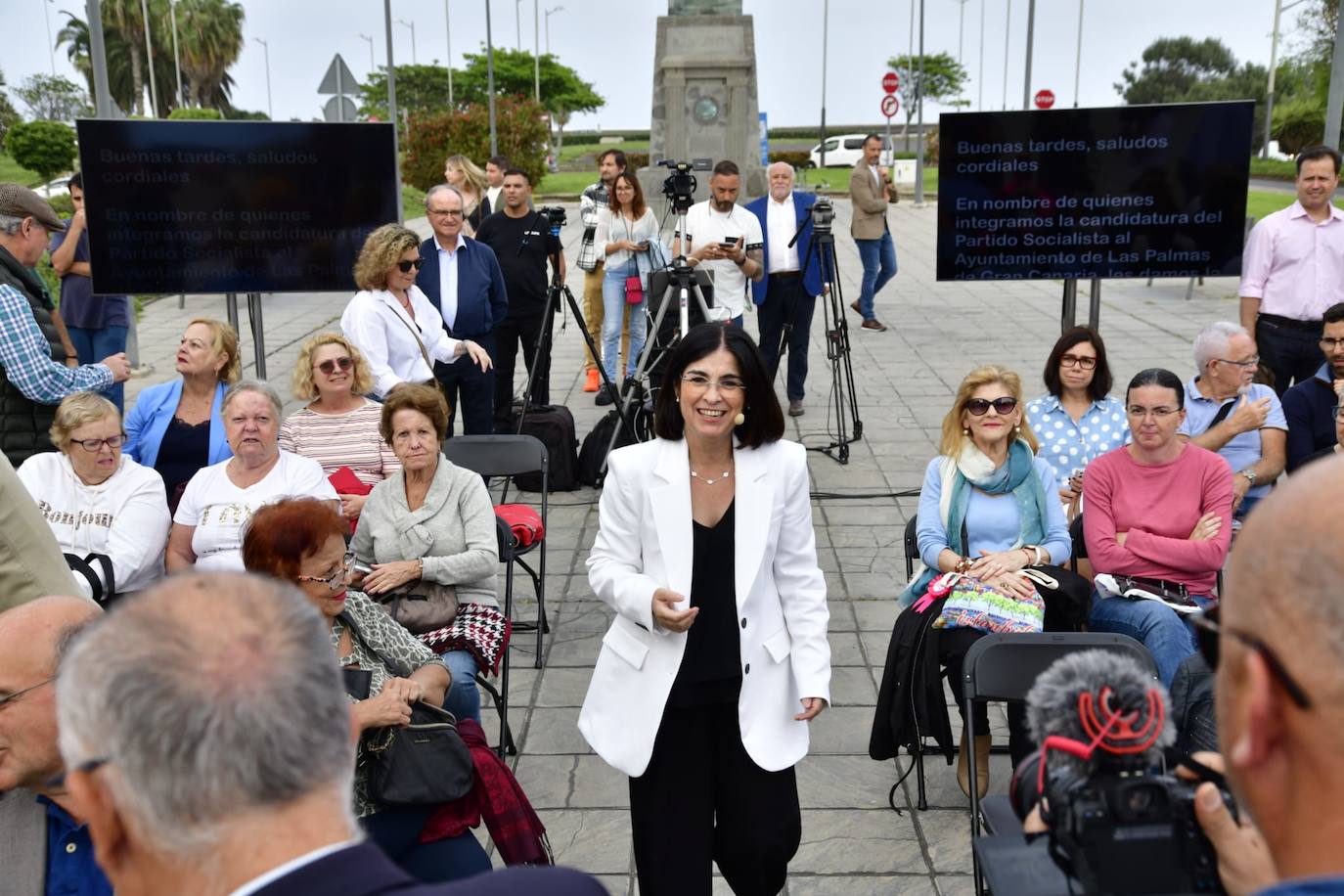 Carolina Darias lanza sus compromisos para la capital grancanaria
