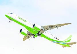 Binter conectará Canarias con Azores y distintos destinos de América con los reactores Embraer E195-E2.