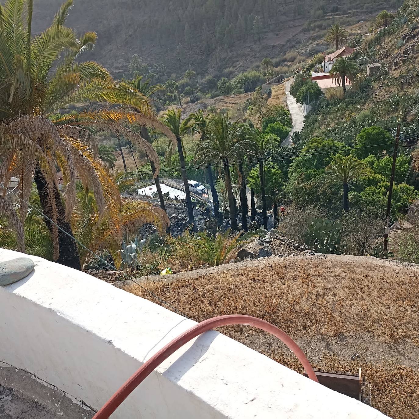 Conato de incendio en Fataga