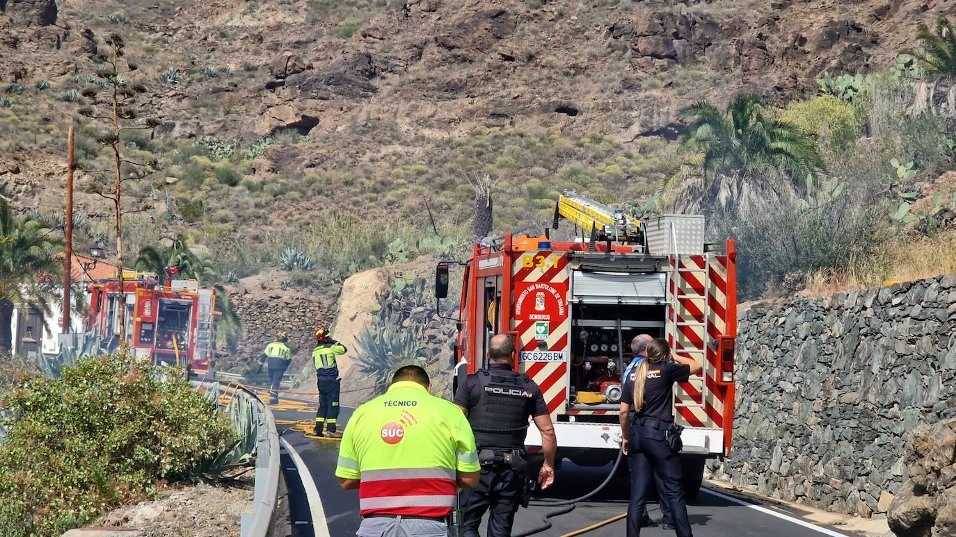 Conato de incendio en Fataga