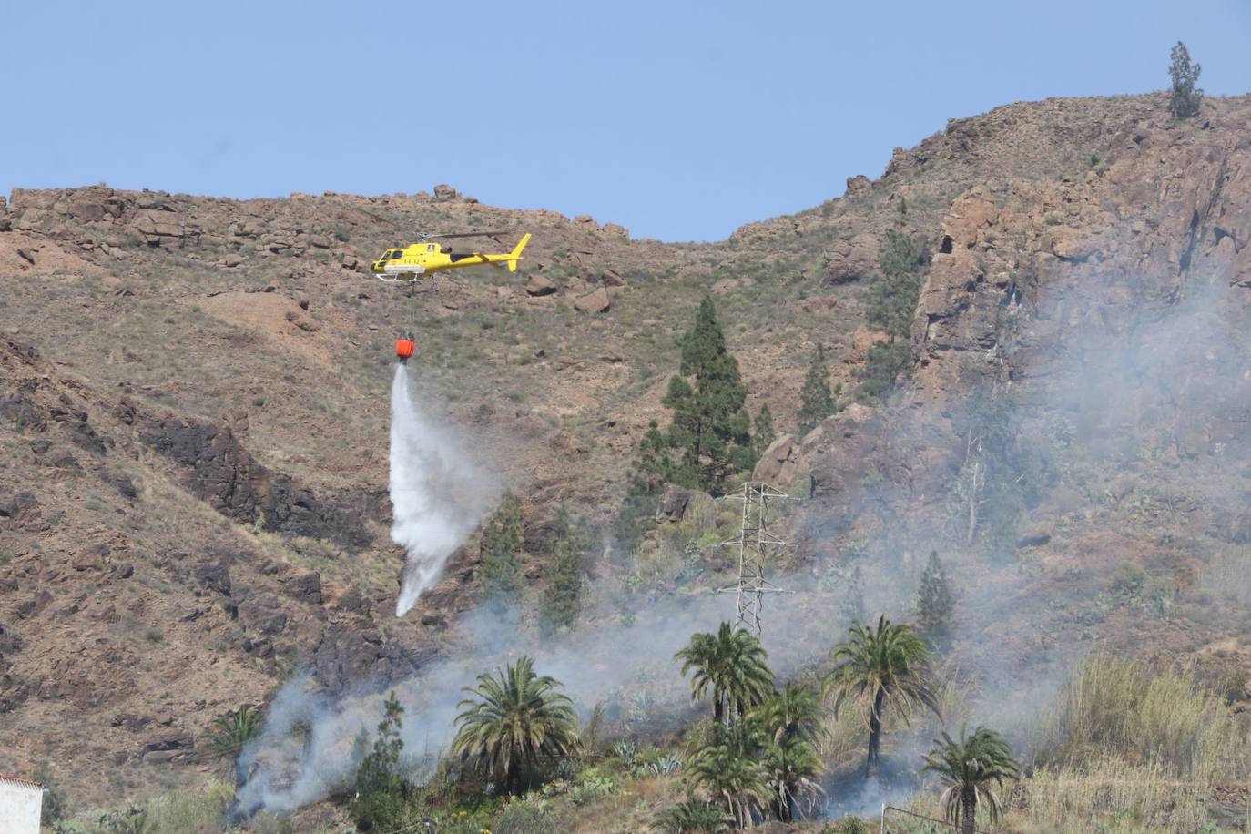 Conato de incendio en Fataga