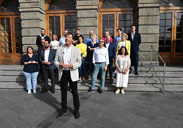 Candidatura de Unidos por Gran Canaria (UxGC) al Cabildo de Gran Canaria.
