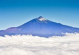 El volcán del Teide, en la isla de Tenerife.