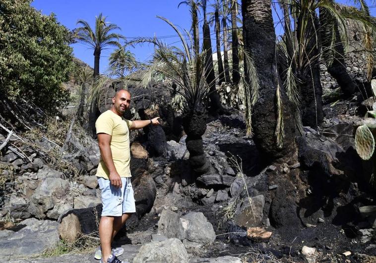 «Vi un humo negro y en nada empezaron a salir las llamas»