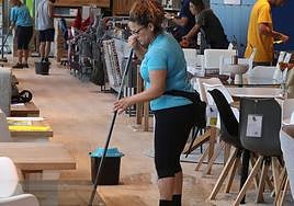 Profesional trabajando.