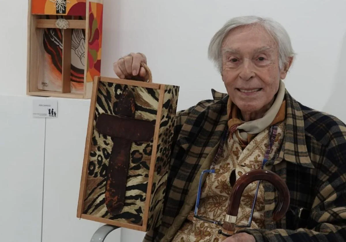 Pepe Dámaso aporta su creatividad a las cajas de madera.