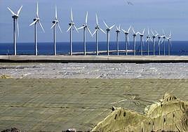 Aerogeneradores en Vecindario.