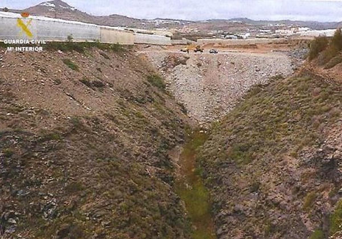 Barranco de Santa María de Guía, en Gran Canaria