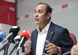 Blas Acosta, secretario insular del PSOE y candidato a la presidencia del Cabildo.