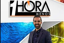 Victorio López, presentador del programa '1 Hora Menos'