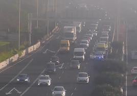 Retenciones por un accidente múltiple en la Avenida Marítima