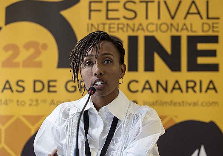 Myriam U. Birara, este viernes, en la capital grancanaria.