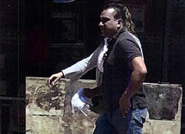 En la imagen, el agente Fermín antes de ser detenido.