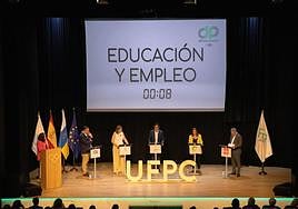 Primer examen a los candidatos al parlamento por Gran Canaria en la UFPC