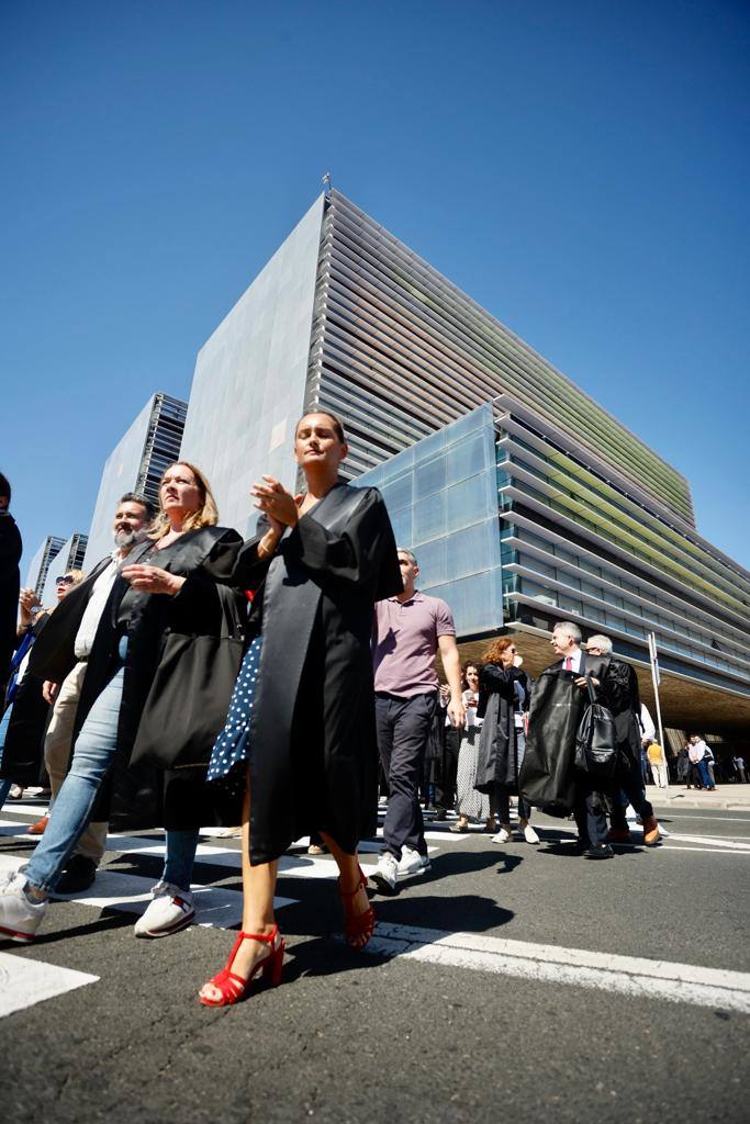 Los abogados de la capital grancanaria toman las calles para reclamar mejoras