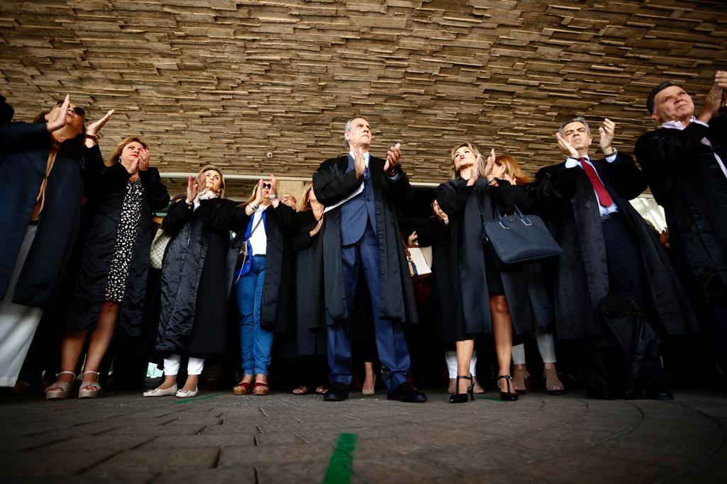 Los abogados de la capital grancanaria toman las calles para reclamar mejoras