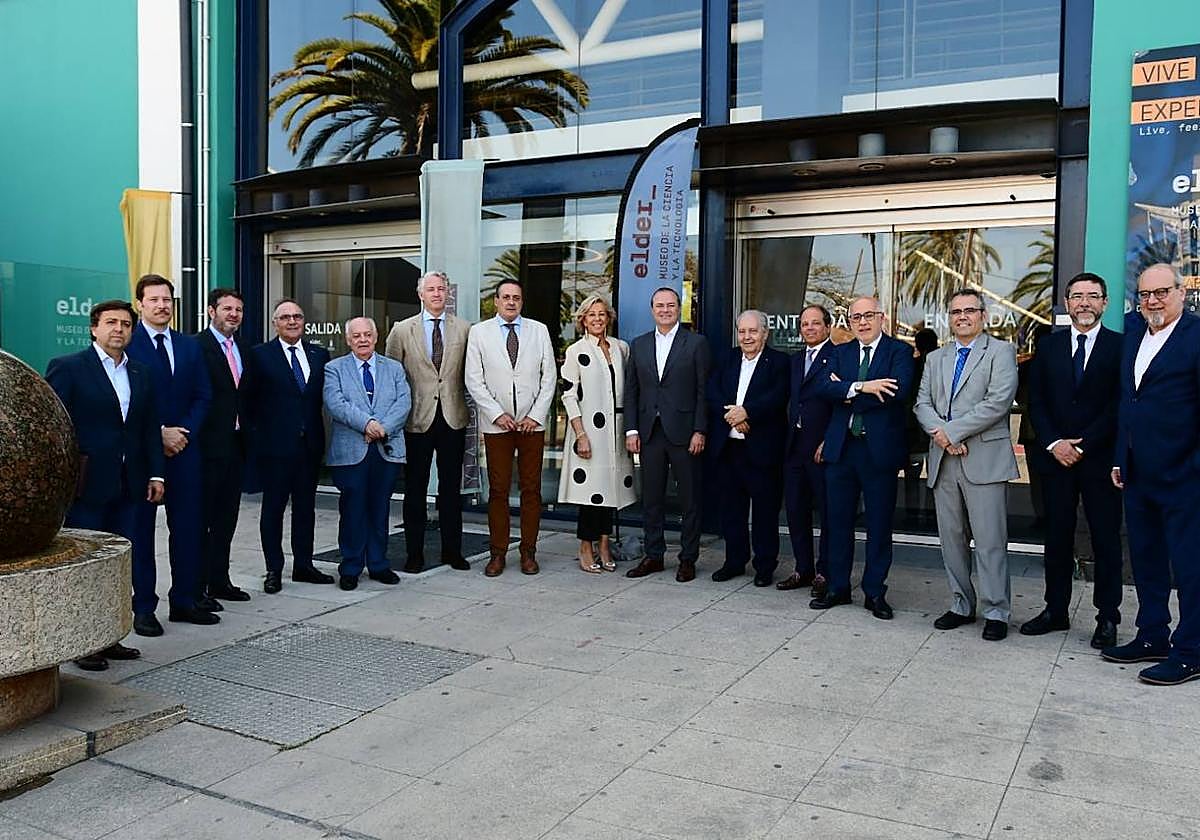 Imagen del acto institucional realizado ayer en el Museo Elder.