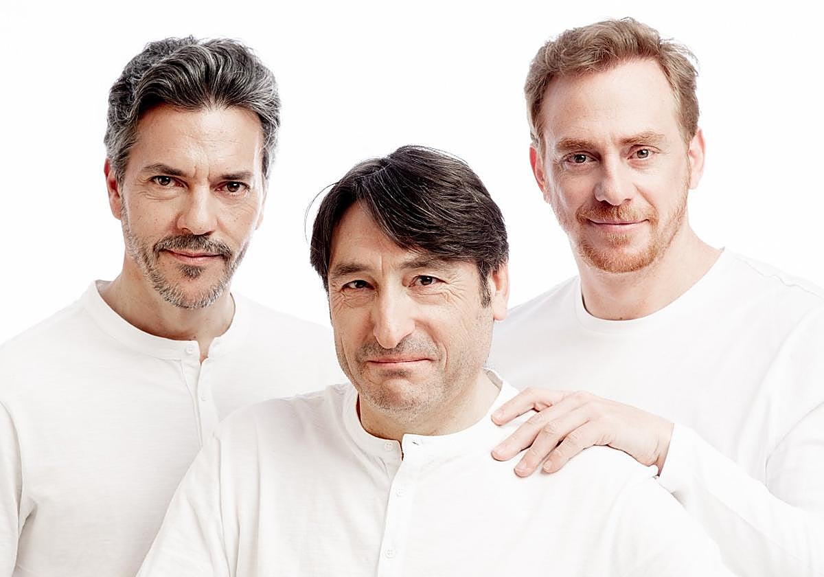 De izquierda a derecha, Miguel Hermoso, Carmelo Gómez y Claudio Tolcachir.