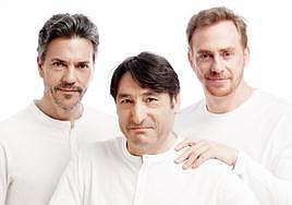 De izquierda a derecha, Miguel Hermoso, Carmelo Gómez y Claudio Tolcachir.