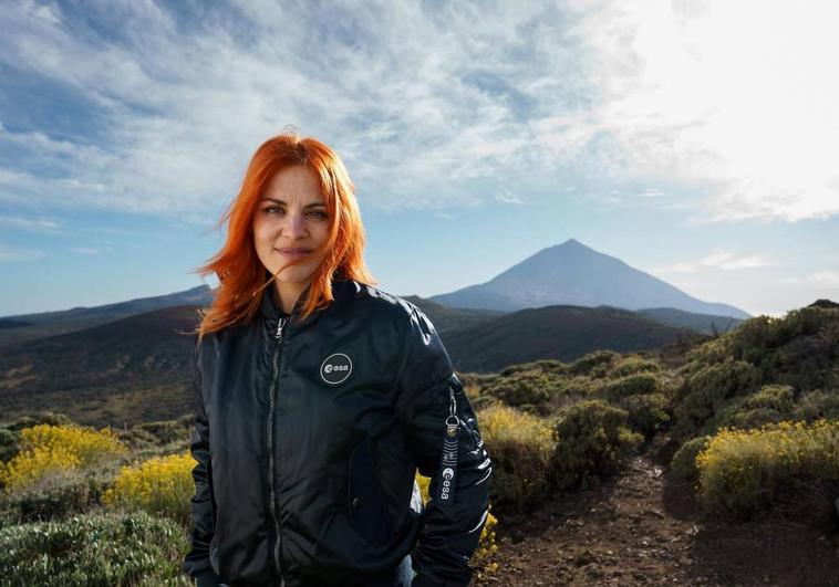 La candidata a astronauta Sara García, fascinada por el IAC