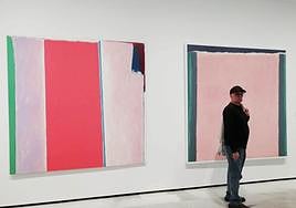 El artista, hace algunos días de visita en una exposición de sus obras en el CAAM.