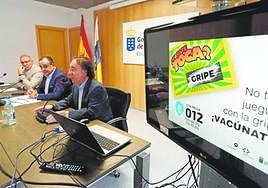 Foto de archivo de la presentación de la campaña contra la gripe de esta temorada en Canarias.