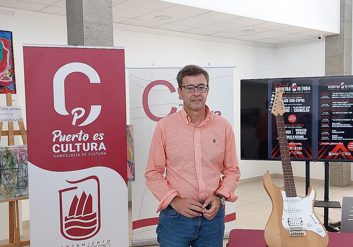 Juan Manuel Verdugo, concejal de Cultura del Ayuntamiento de Puerto del Rosario.