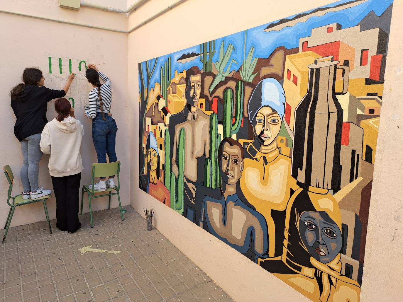 El IES Joaquín Artiles, un museo del mejor arte canario del siglo XX