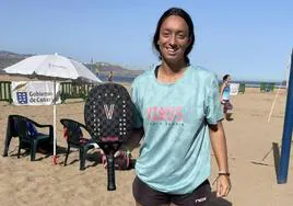 Daniela Rodríguez, en Las Canteras.