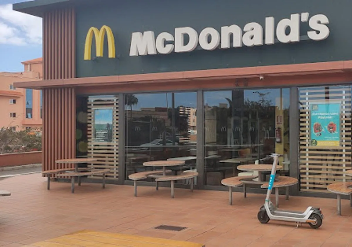 Un Big Mac en el McDonald&#039;s de Puerto del Rosario